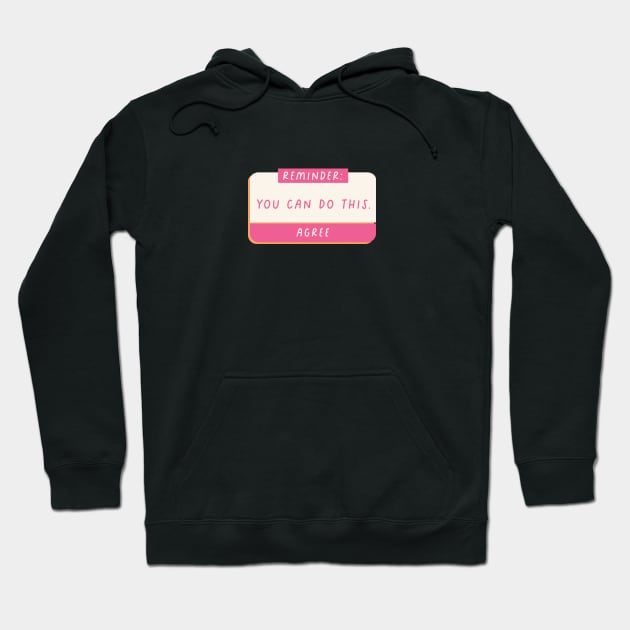 Self Love Reminder Hoodie by Taylor Thompson Art